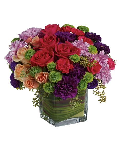 Bouquet Rose e Fiori Colori Misti