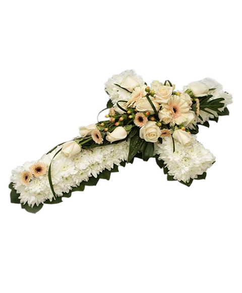 Croce Funebre Bianca